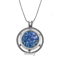 Beautiful Pendant, 925 Sterling Silver Pendant, Ancient Roman Glass Pendant