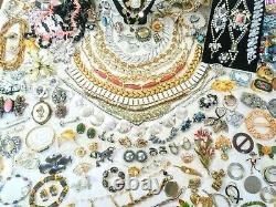 Big 170pc Vintage Signed Jewelry Lot 20 Designers Juliana Schreiner Warner ++A15