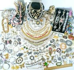 Big 170pc Vintage Signed Jewelry Lot 20 Designers Juliana Schreiner Warner ++A15