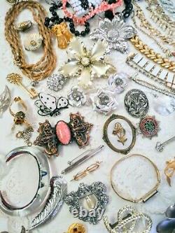 Big 170pc Vintage Signed Jewelry Lot 20 Designers Juliana Schreiner Warner ++A15