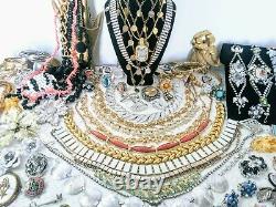 Big 170pc Vintage Signed Jewelry Lot 20 Designers Juliana Schreiner Warner ++A15