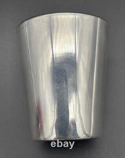 Boardman Sterling Silver Glass Lined Jigger Shot Glass Bowling Motif 214