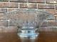 Cambridge Chantilly Glass Large Centerpiece Bowl With Sterling Silver Base Elegant