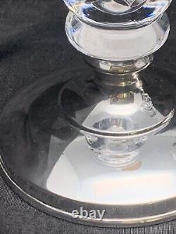 CANDLEHOLDERS Hawkes Cut Glass & Sterling Silver Hallmarked CANDLESTICKS 34 PWTS