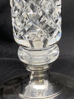CANDLEHOLDERS Hawkes Cut Glass & Sterling Silver Hallmarked CANDLESTICKS 34 PWTS