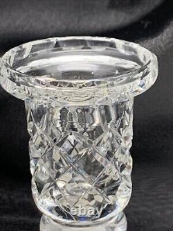 CANDLEHOLDERS Hawkes Cut Glass & Sterling Silver Hallmarked CANDLESTICKS 34 PWTS