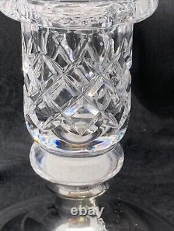 CANDLEHOLDERS Hawkes Cut Glass & Sterling Silver Hallmarked CANDLESTICKS 34 PWTS