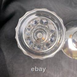 CANDLEHOLDERS Hawkes Cut Glass & Sterling Silver Hallmarked CANDLESTICKS 34 PWTS