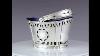 Classical Durgin Sterling Silver English Style Sugar Basket W Cobalt Glass Liner 52198 Basket