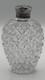 Crystal Sterling Silver Lid Flask Perfume Bottle Cut Glass 5