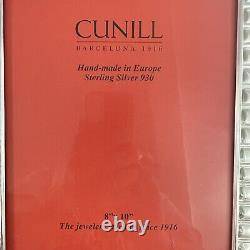 Cunill Barcelona 1916 Sterling Silver 8 x 10 Picture Frame with Box