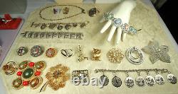 Designer Jewelry Lot 90pc GIVENCHY BEAU CORO EMMONS JEWELART JOHNSON 925 VTG-NEW