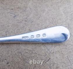 Docker & Burn British Sterling Silver & Cut Glass Butter Pat Set 1931 Hallmarks