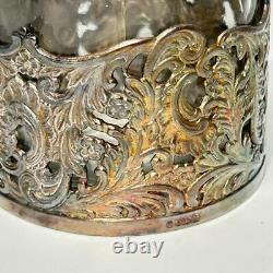 Dutch Holland Sterling Silver Repousse Jar Decorative Tableware 5.5