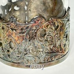 Dutch Holland Sterling Silver Repousse Jar Decorative Tableware 5.5