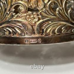 Dutch Holland Sterling Silver Repousse Jar Decorative Tableware 5.5