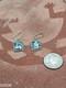 Earrings Sterling Silver And Roman Glass