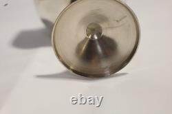 Elegant Handcrafted 925 Sterling Silver Engraved Wine Glass