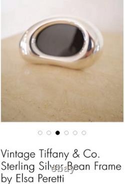 Elsa Peretti Bean Tiffany Sterling Silver Frame Missing Glass