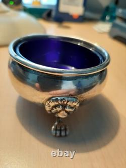 FISHER Salt Cellar Vintage Sterling Silver weight 2.5 oz without Glass