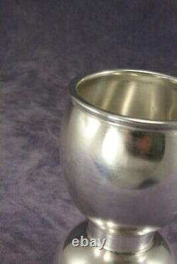 FISHER Sterling Silver 3 Jigger Shot Glass or Egg Cup 39 g