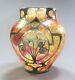 Fritz Heckert Art Glass Mormopal Vase Sterling Silver Overlay Ca. 1902 Loetz Era