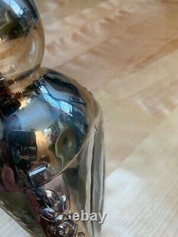 Fine vintage Maciel sterling silver and glass decanter