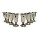 Fisher Cordial Shot Glass Sterling Silver Weighted 254g Total 8pc