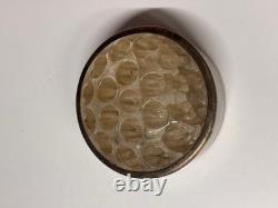 Flower Frog Sterling Silver Cartier 1920s Art Deco Glass Insert Floral Arranger