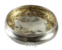 Foster and Bailey Sterling SIlver & Cut Glass Vanity Jar, circa 1900