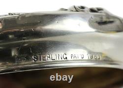 Foster and Bailey Sterling SIlver & Cut Glass Vanity Jar, circa 1900