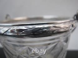 GREGOIRE & Cordonnier 19thc FRENCH Cut Glass & STERLING Silver ICE BUCKET