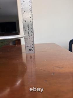 Gali Art Glass Centerpiece Bowl, Sterling Silver Overlay 11.5 Blue/green Italy