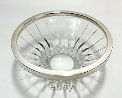 Gebruder German Sterling Silver and Cut Glass Bowl