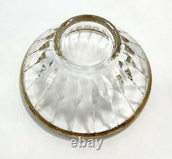 Gebruder German Sterling Silver and Cut Glass Bowl