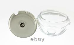 Georg Jensen # 80 Sterling Silver Glass Condiment Confiture Jam Preserve Jar