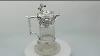 Glass And Sterling Silver Mounted Claret Jug By Elkington U0026 Co Ac Silver A8165