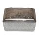 Glass Candy Box W Towle Sterling Silver Lid, 1.745ozt