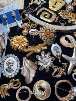 Gold & Pearls Estate Vtg Now High End Jewelry Lot ART BSK BOUCHER NOS Ramaud