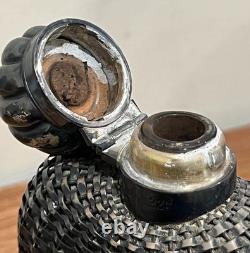 Gorham Sterling Silver Basketweave Flask