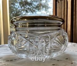 Gorham Sterling Silver Hope Glass Works American Brilliant Puff Box C. 1900 2oz