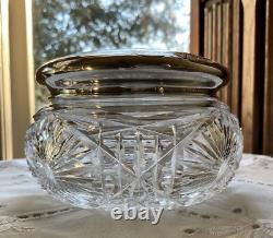 Gorham Sterling Silver Hope Glass Works American Brilliant Puff Box C. 1900 2oz