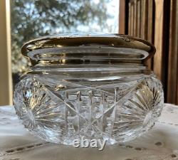 Gorham Sterling Silver Hope Glass Works American Brilliant Puff Box C. 1900 2oz