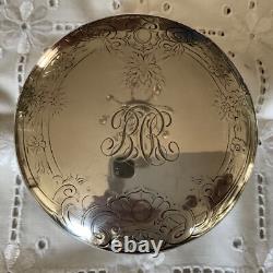Gorham Sterling Silver Hope Glass Works American Brilliant Puff Box C. 1900 2oz