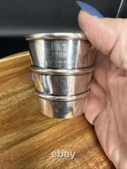 Gorham Sterling Silver Stoplight Jigger Shot Glass Measure #354 Barware