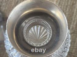 Gorham Sterling Silver and ABP Cut Glass Water Jug Carafe 1898