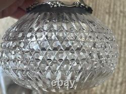 Gorham Sterling Silver and ABP Cut Glass Water Jug Carafe 1898