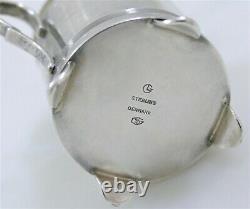 Grann & Laglye Denmark Sterling Silver Condiment Pot 1940 Intact Glass Liner