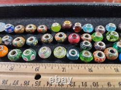 Handmade Glass/Clay Beads Sterling Silver Center Ready2Wear