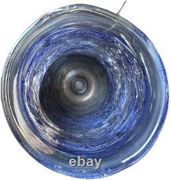 Handmade sterling silver & Blown glass Havdalah set spice box, cup, candleholder